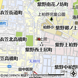 京都府京都市北区紫野西土居町18周辺の地図