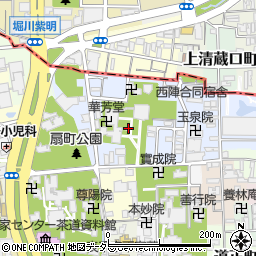 京都府京都市上京区下清蔵口町周辺の地図