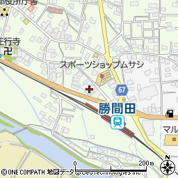 ローソン勝央町勝間田店周辺の地図