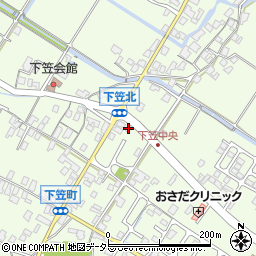 滋賀県草津市下笠町576-1周辺の地図