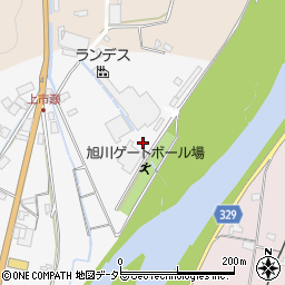 岡山県真庭市上市瀬9周辺の地図