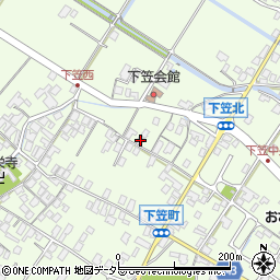 滋賀県草津市下笠町1114周辺の地図