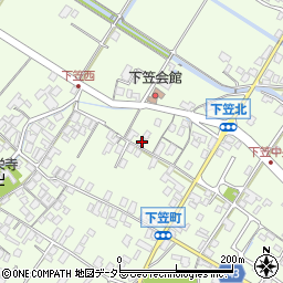 滋賀県草津市下笠町1114周辺の地図