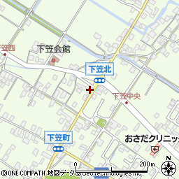 滋賀県草津市下笠町1070-1周辺の地図