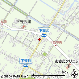 滋賀県草津市下笠町1070-1周辺の地図