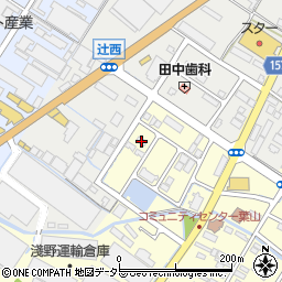 滋賀県栗東市高野702-1周辺の地図
