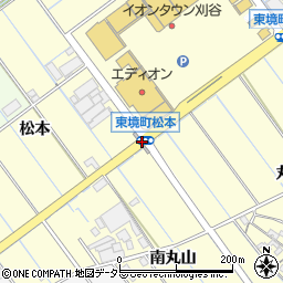 東境町松本周辺の地図