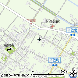 滋賀県草津市下笠町1110周辺の地図