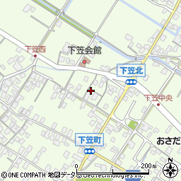 滋賀県草津市下笠町1117周辺の地図
