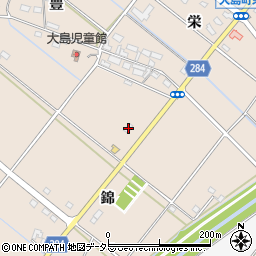 愛知県豊田市大島町錦39-1周辺の地図