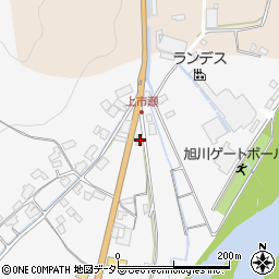 岡山県真庭市上市瀬55周辺の地図