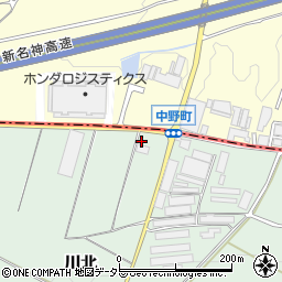 ミニストップ菰野町川北店周辺の地図