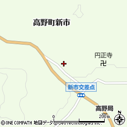 広島県庄原市高野町新市834周辺の地図