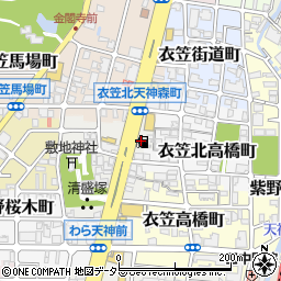 ＥＮＥＯＳ金閣寺ＳＳ周辺の地図