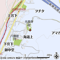 愛知県岡崎市宮石町周辺の地図