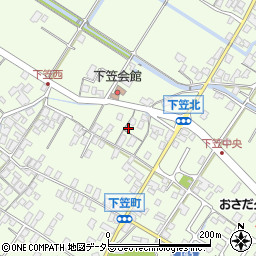 滋賀県草津市下笠町1118周辺の地図