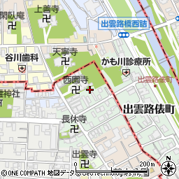 京都府京都市上京区高徳寺町356-2周辺の地図