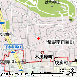 京都府京都市北区紫野北舟岡町4周辺の地図