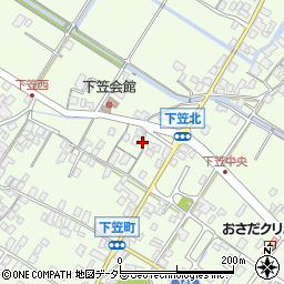 滋賀県草津市下笠町1076周辺の地図