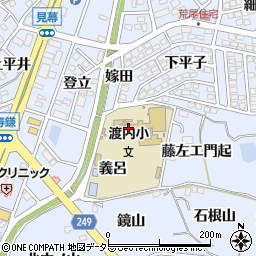 東海市立渡内小学校周辺の地図