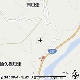 愛知県新城市愛郷京塚周辺の地図