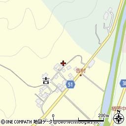 岡山県美作市吉148周辺の地図