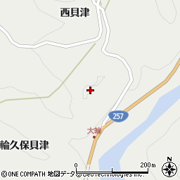 愛知県新城市愛郷（京塚）周辺の地図