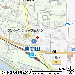 岡山県勝田郡勝央町岡13周辺の地図