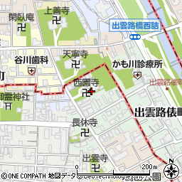 西園寺周辺の地図