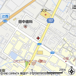 ローソン栗東辻東店周辺の地図