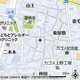 愛知県東海市荒尾町西屋敷33周辺の地図