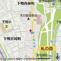 京都新聞販送下鴨販売所周辺の地図
