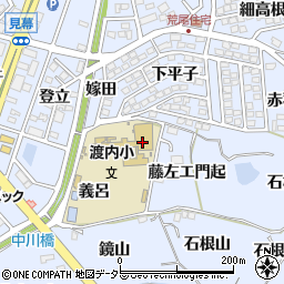 愛知県東海市荒尾町義呂周辺の地図