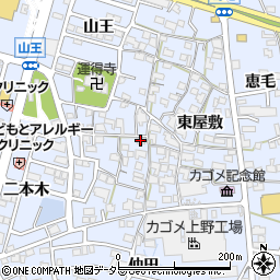 愛知県東海市荒尾町西屋敷32周辺の地図