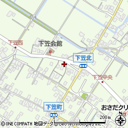 滋賀県草津市下笠町1075周辺の地図