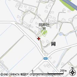 岡山県勝田郡勝央町岡482周辺の地図