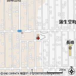 長峰コミュニティセンター周辺の地図