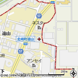 愛知県大府市北崎町大清水周辺の地図