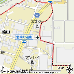 愛知県大府市北崎町（大清水）周辺の地図