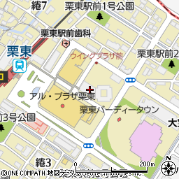 八剣伝 栗東駅前店周辺の地図