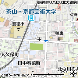 京都府京都市左京区田中西高原町8-3周辺の地図