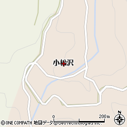 愛知県豊田市羽布町小松沢周辺の地図