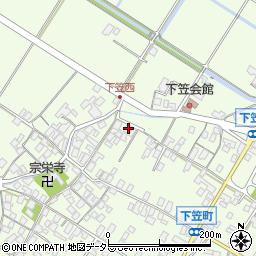滋賀県草津市下笠町1361周辺の地図
