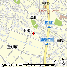 愛知県刈谷市東境町下池31周辺の地図