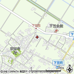 滋賀県草津市下笠町1362周辺の地図