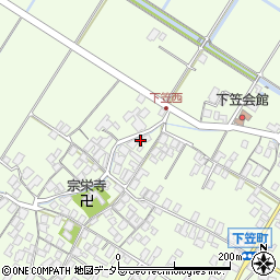 滋賀県草津市下笠町1364周辺の地図