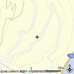 静岡県浜松市天竜区龍山町瀬尻1698周辺の地図