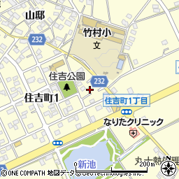 愛知県豊田市住吉町上中根周辺の地図