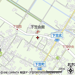 滋賀県草津市下笠町1121周辺の地図