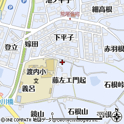 愛知県東海市荒尾町（藤左エ門起）周辺の地図